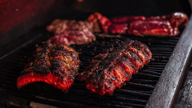 Succulent Baby Back Ribs on the Open Fire